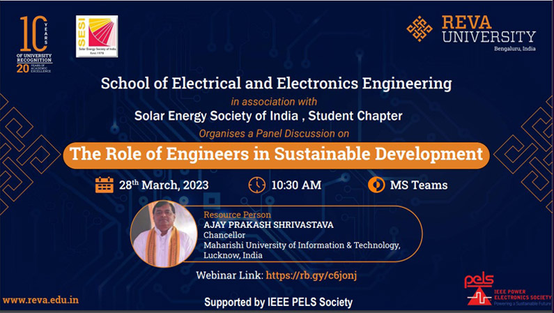 Panel Discussion On “The Role Of Engineers In Sustainable Development