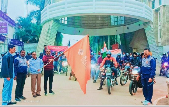 Bike Rally Organized by NCC Army Wing of REVA University in association with 39 KAR BN NCC - B Group