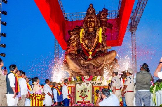Statue of Bhuvaneshwari Devi opening program