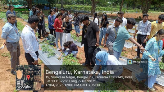 Field Visit Report: Visit to Reva University Agriculture Fields, Banglore - India