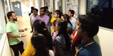 Industrial visit on CeNSE Lab at IISc