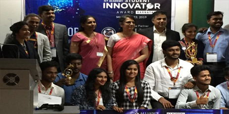 ICT Academy Student Innovator award 2018 to 2019 Karnataka State is a state level competition conducted by ICT ACADEMY