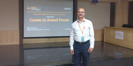 TALK ON CAREER IN ARMED FORCES